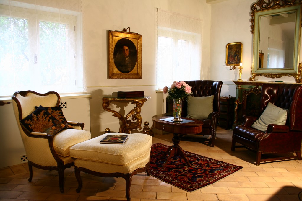 Salotti interni Relais Tenuta del Gallo