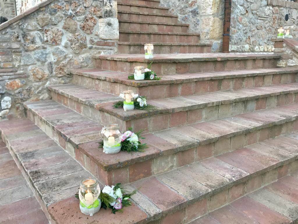 Addobbo matrimonio Tenuta del Gallo